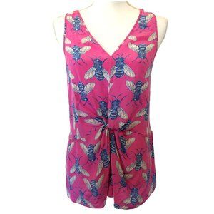 Anthro LEIFNOTES Fly Away Silk Knot Tank Top Shirt